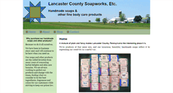 Desktop Screenshot of lancastersoaps.com