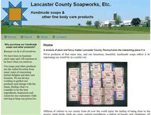 Tablet Screenshot of lancastersoaps.com